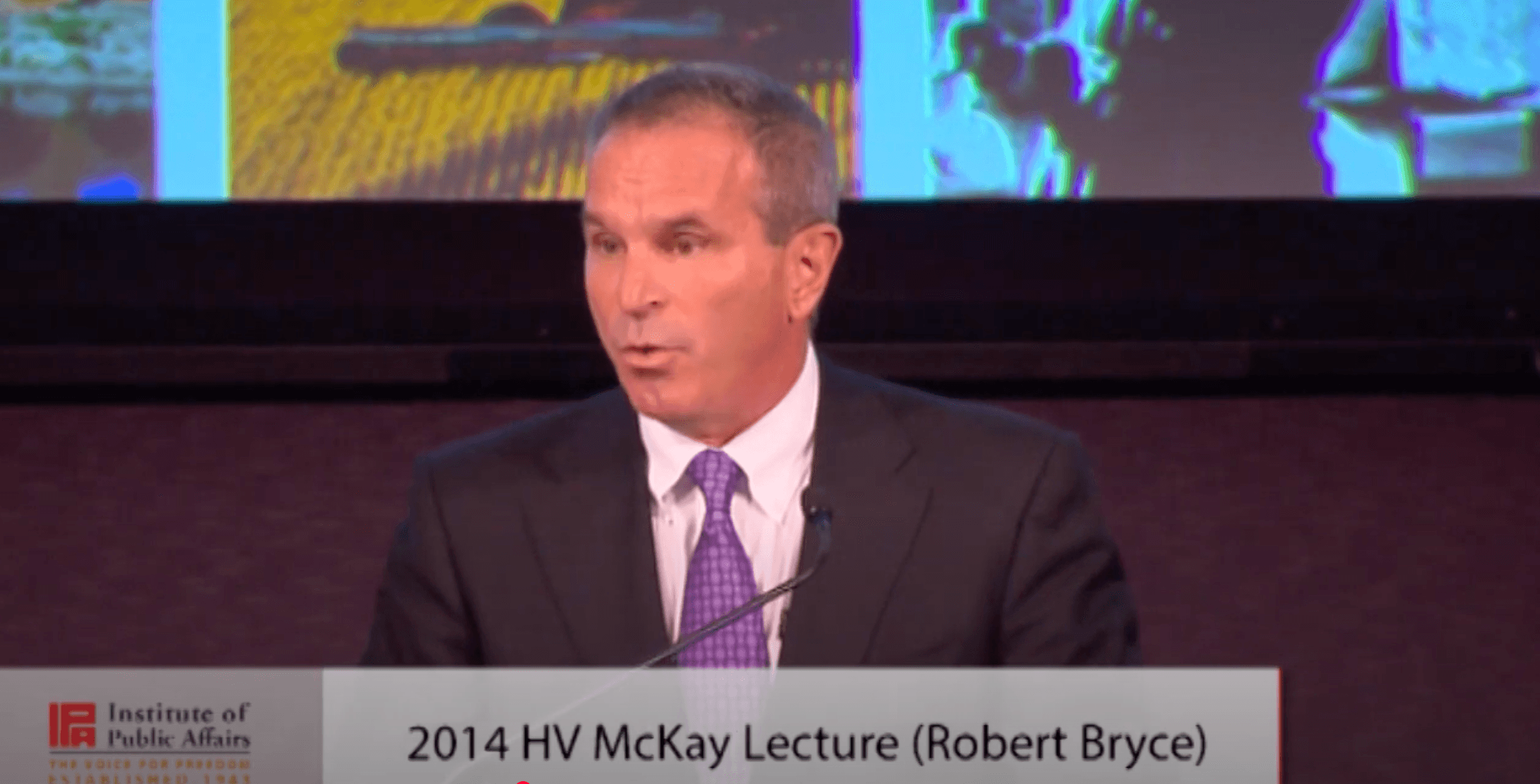 2014 HV McKay Lecture delivered by Robert Bryce